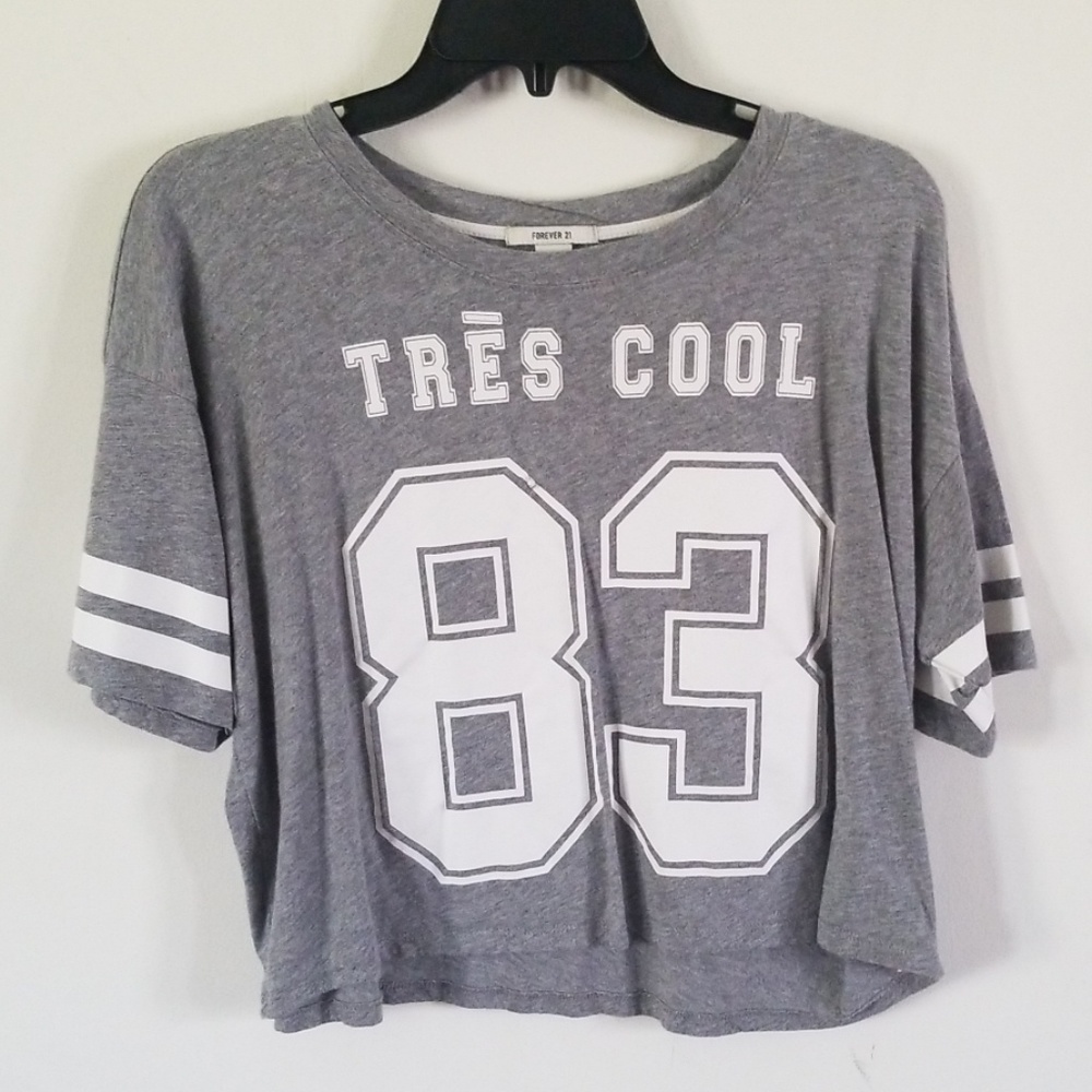 Grey Crop Top